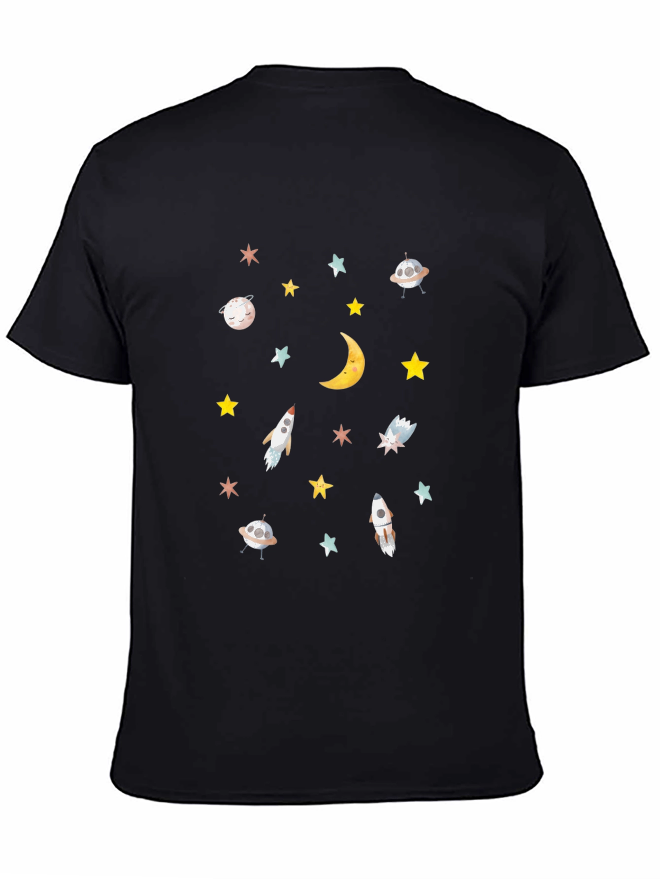 Cosmic Dreams T-Shirt | Space Pattern Tee