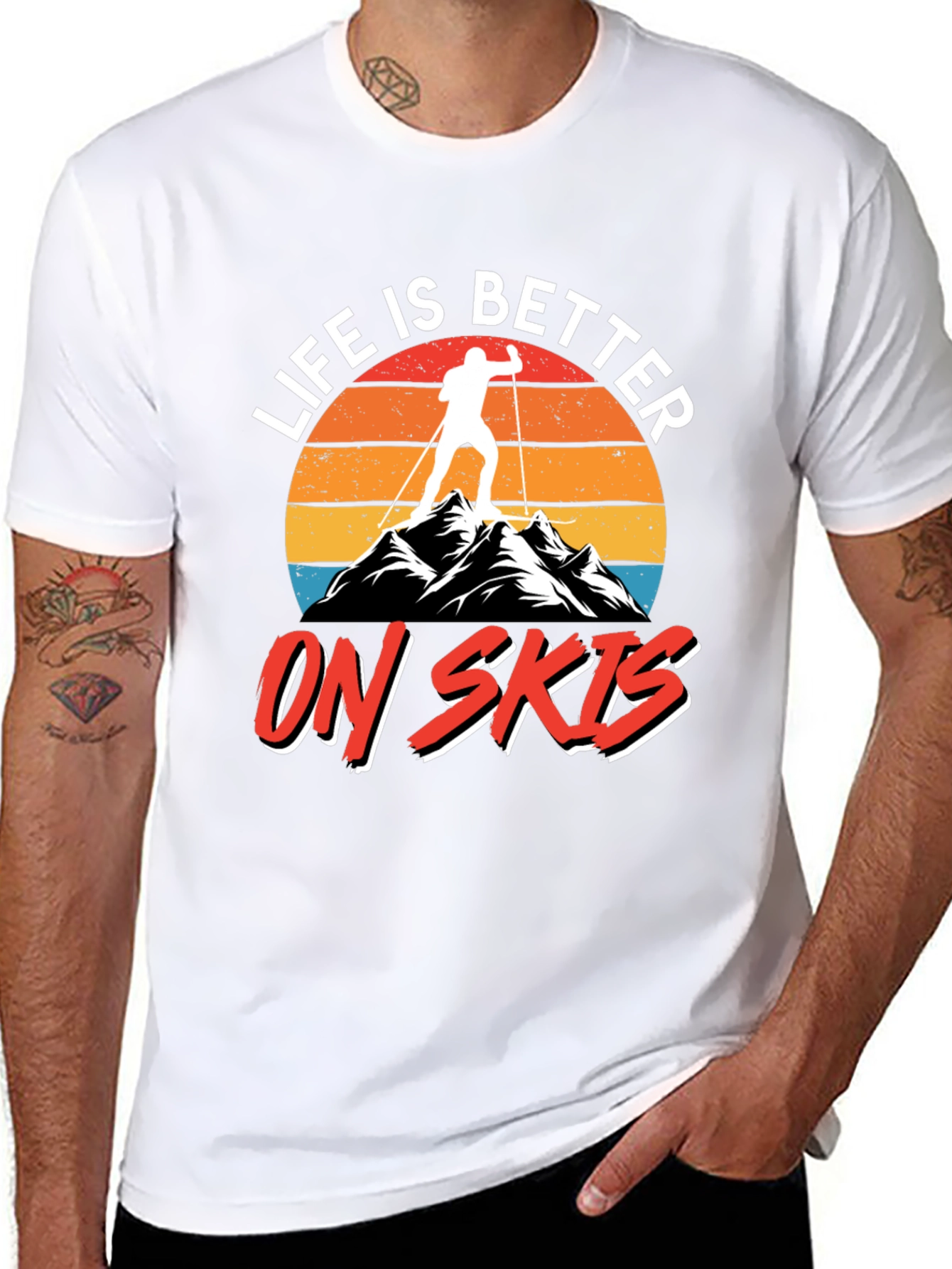 Life is Better on Skis T-Shirt