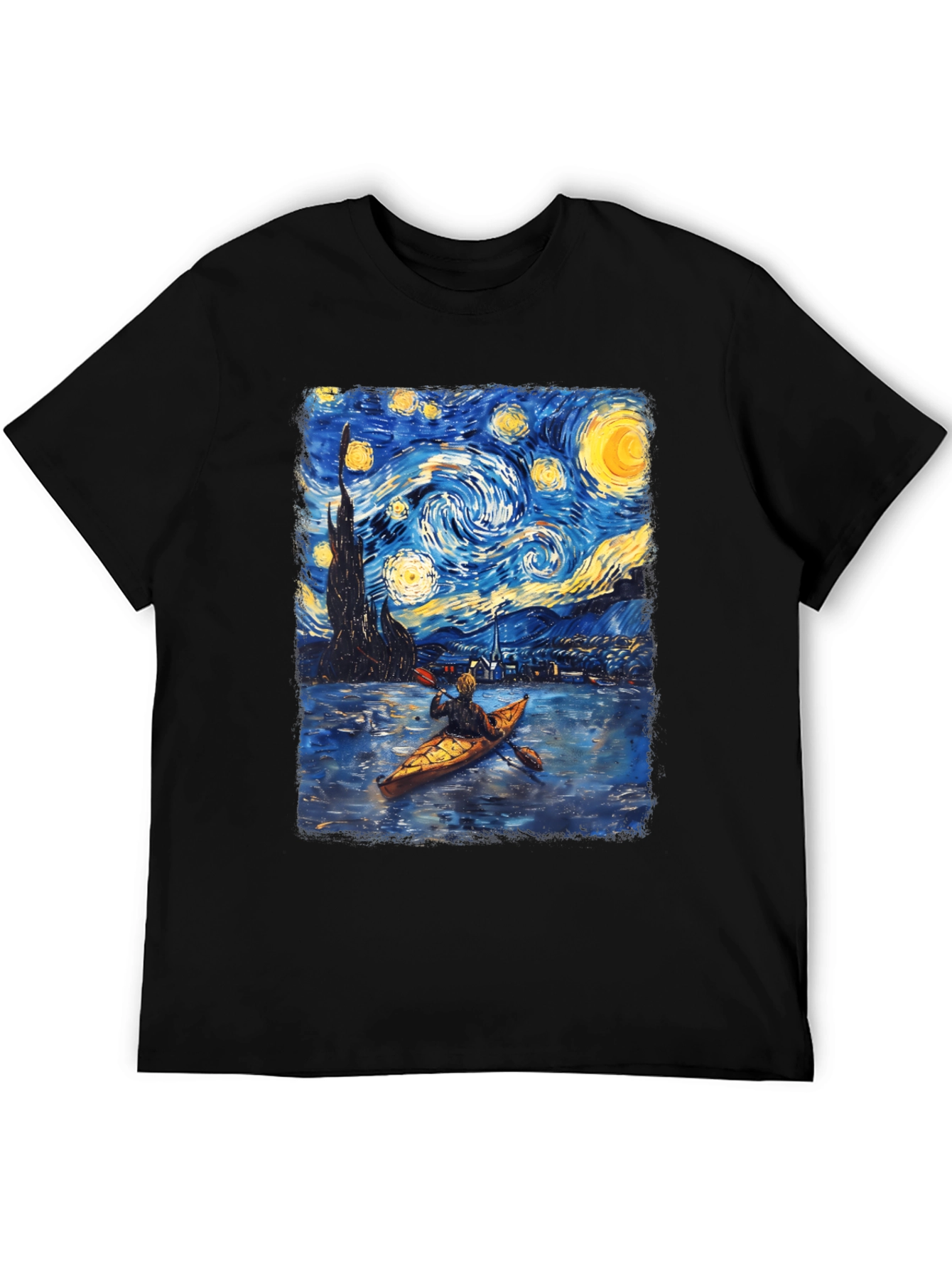 Starry Night Kayak T-Shirt