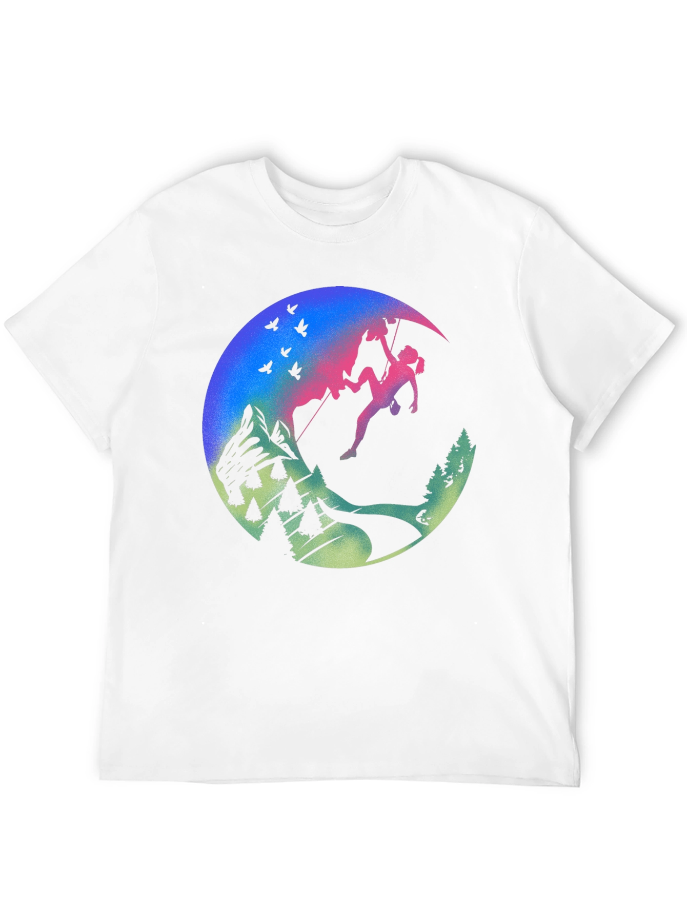 Climbing Adventure Graphic Tee - Black