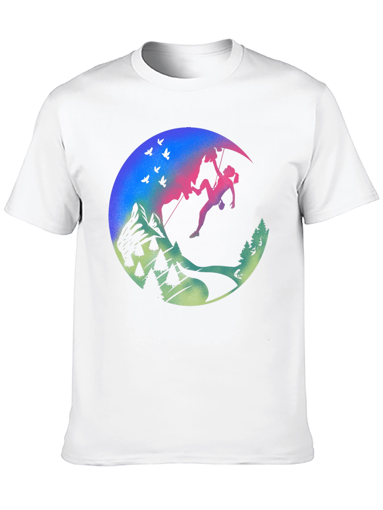 Climbing Adventure Graphic Tee - Black