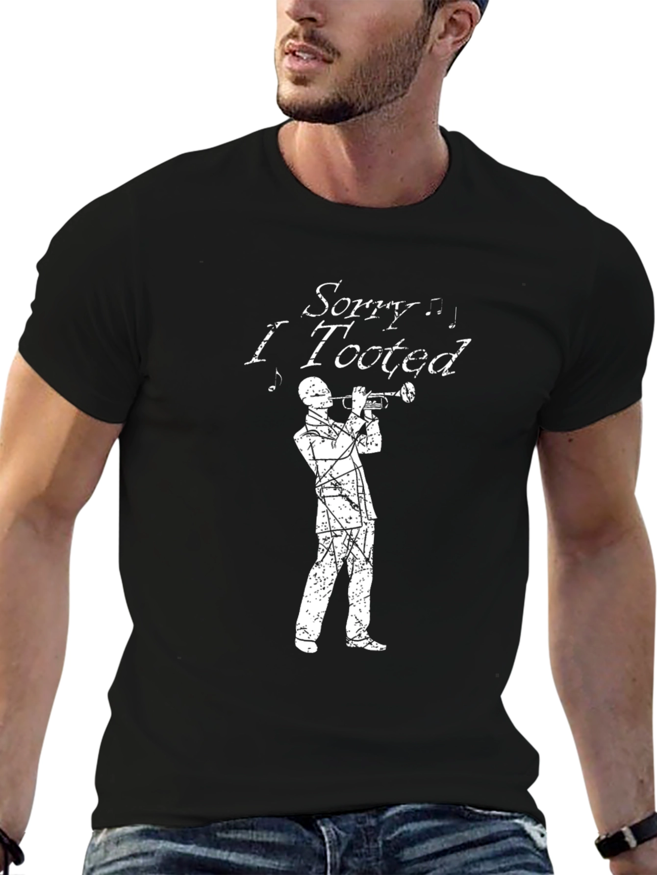 Sorry I Tooted T-Shirt - Funny Musician Tee
