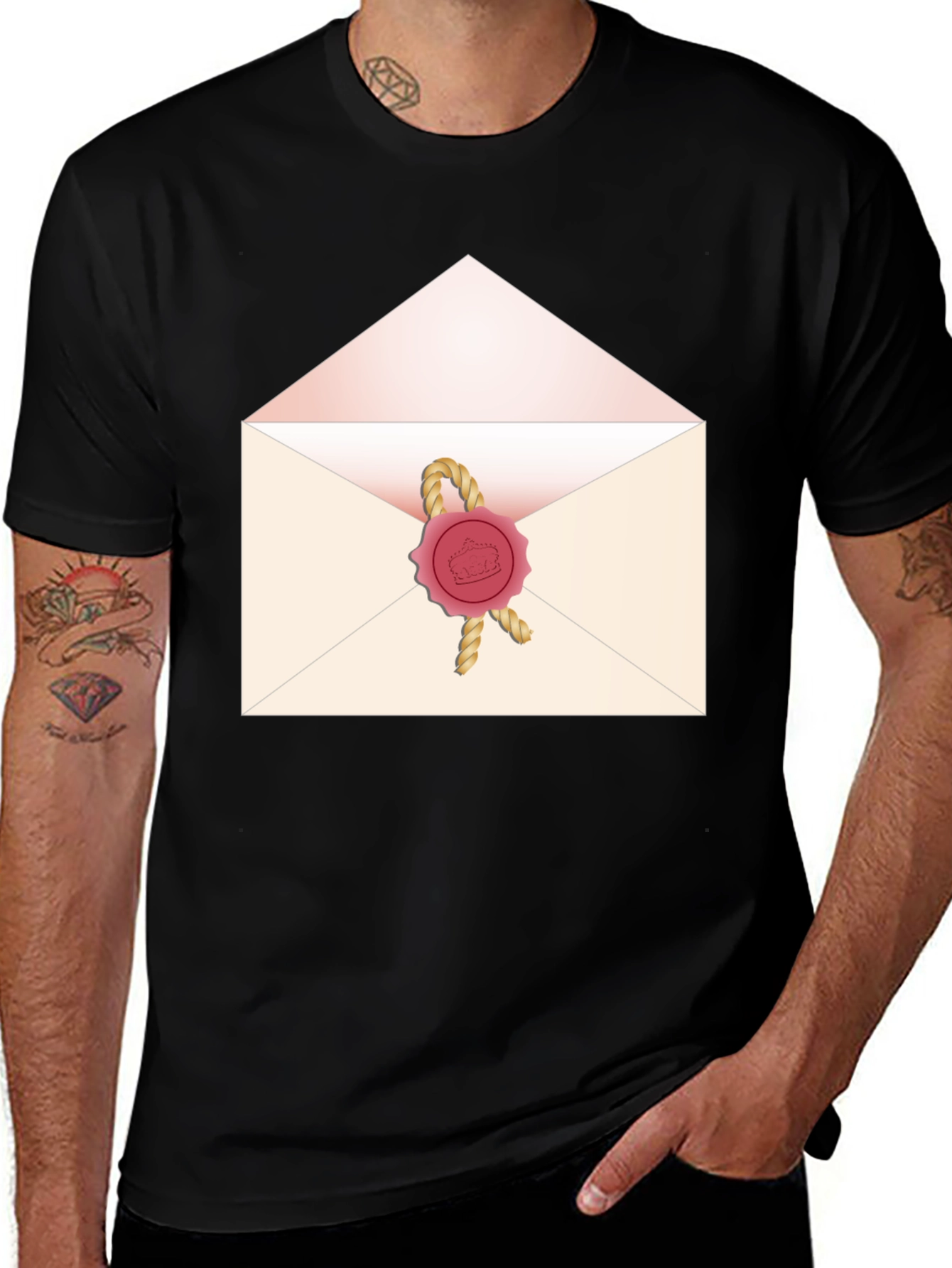 Sealed Letter T-Shirt - Royal Invitation Tee