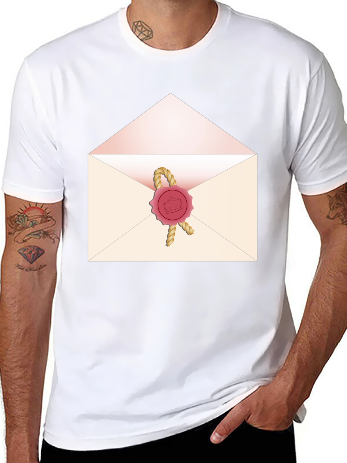 Sealed Letter T-Shirt - Royal Invitation Tee