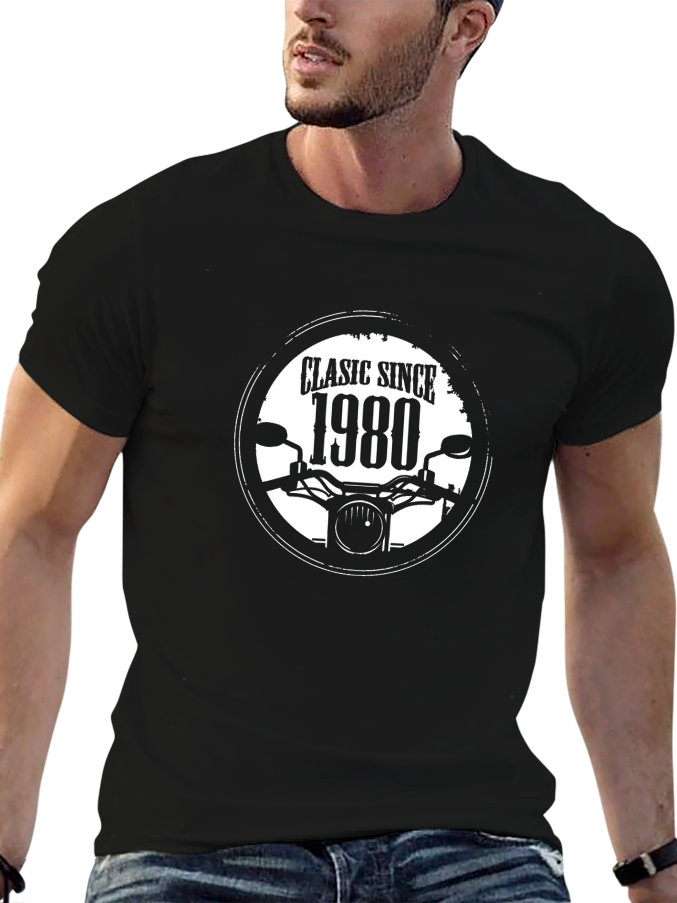Classic Since 1980 Motorcycle Graphic Tee