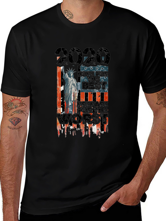 2020 Hope for the Best Graphic T-Shirt