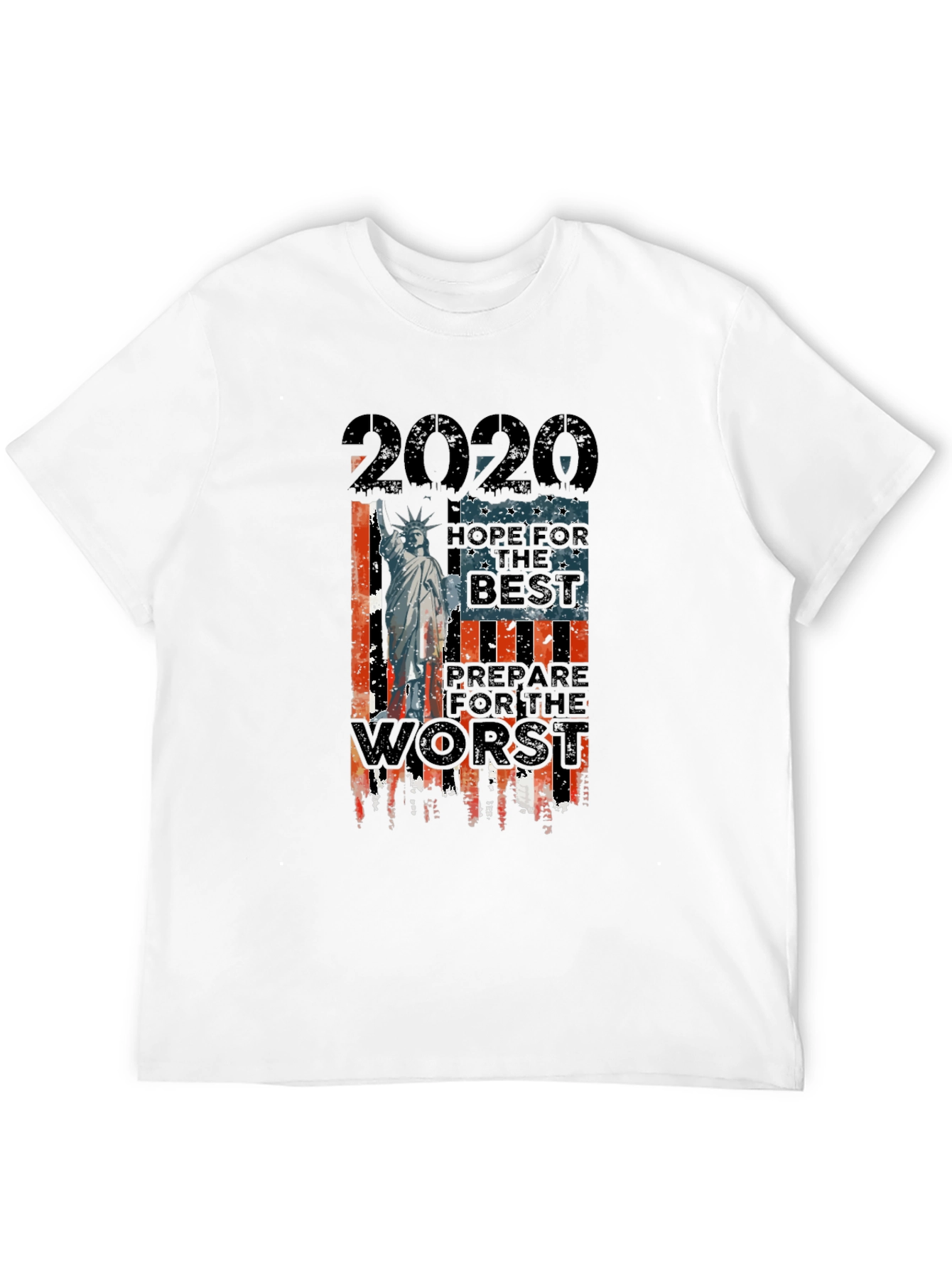 2020 Hope for the Best Graphic T-Shirt