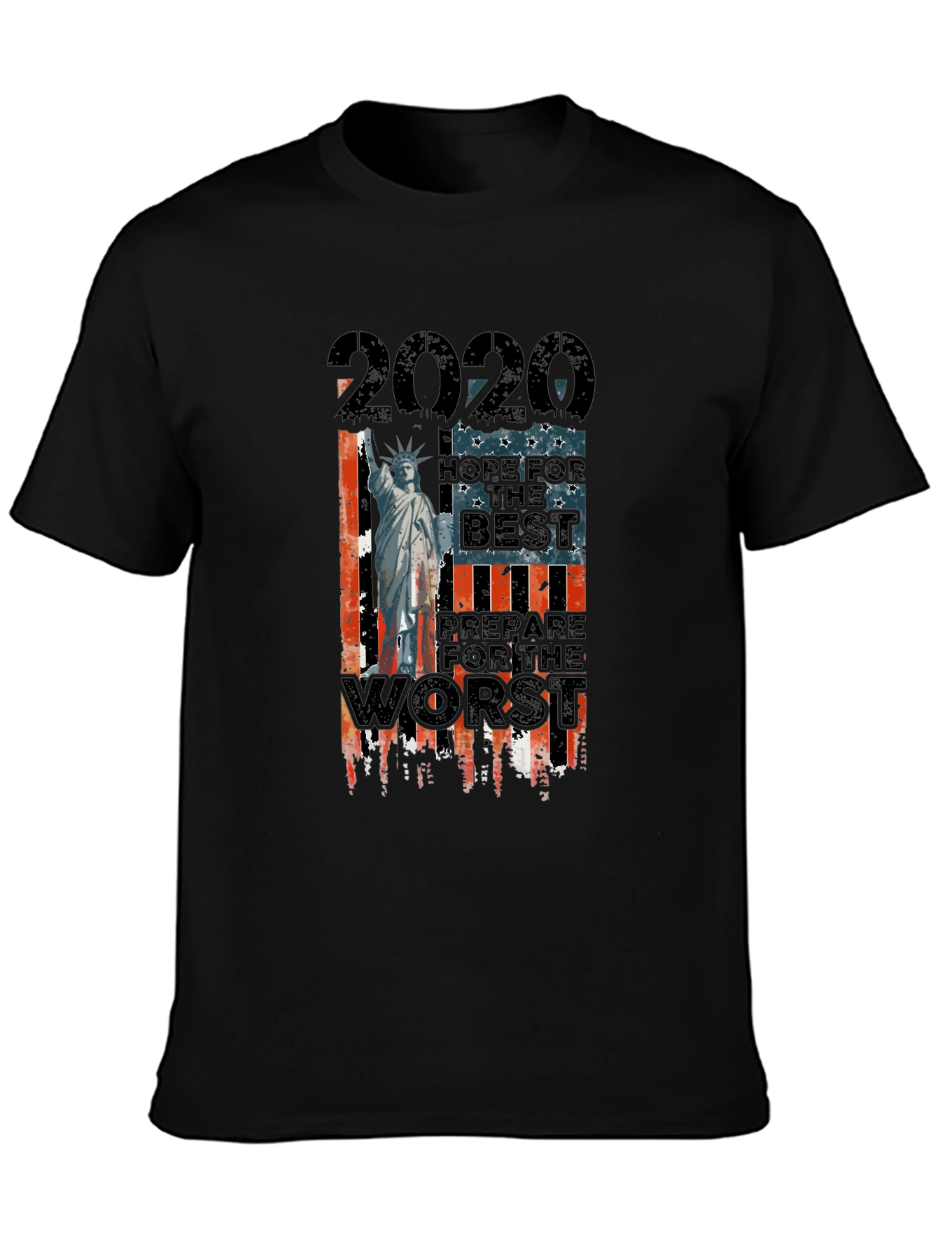 2020 Hope for the Best Graphic T-Shirt