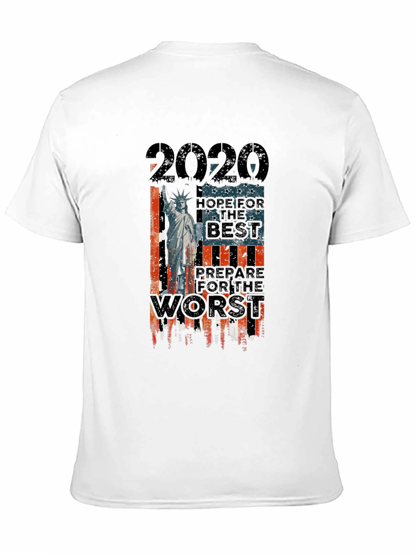 2020 Hope for the Best Graphic T-Shirt