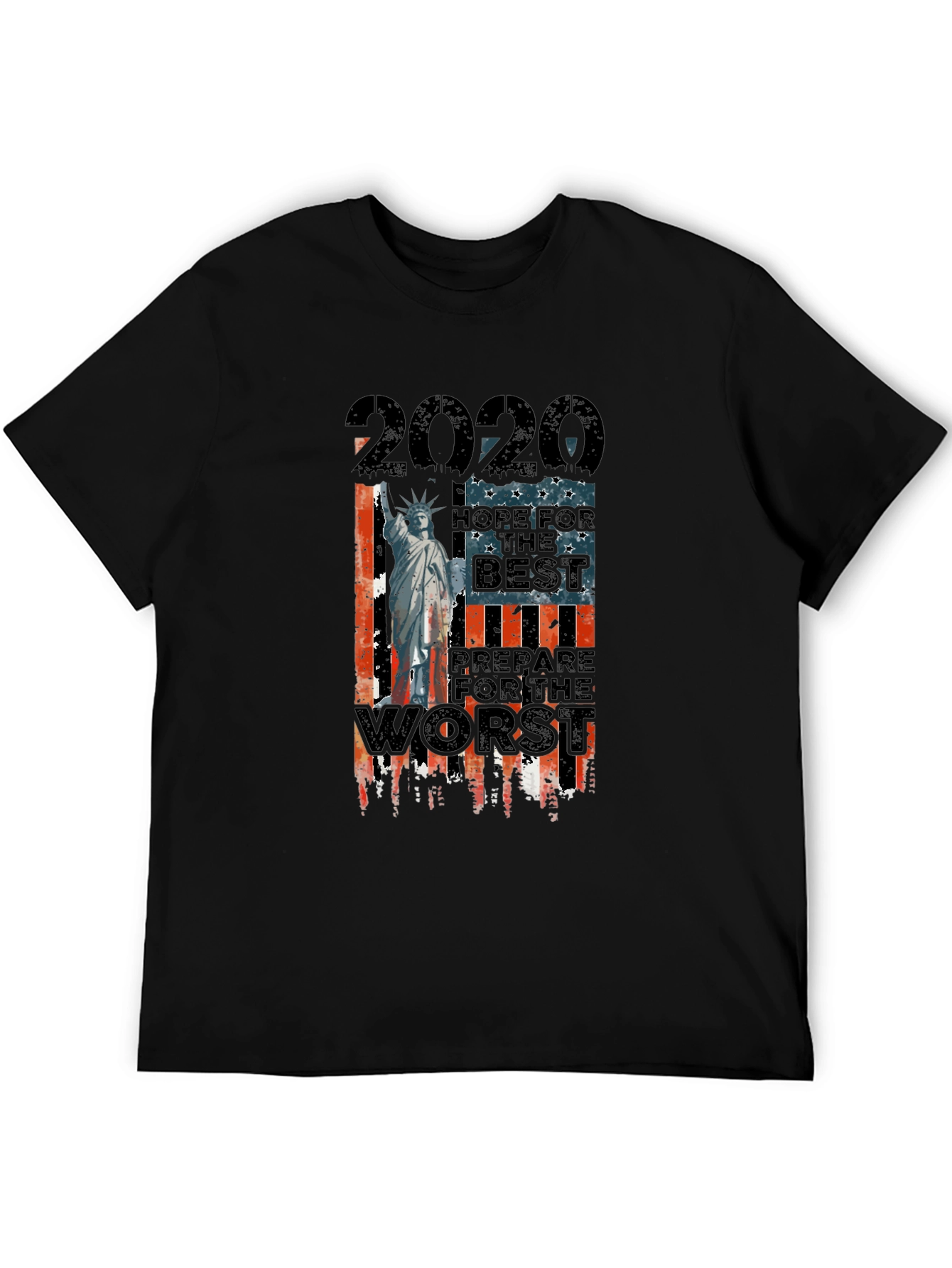 2020 Hope for the Best Graphic T-Shirt