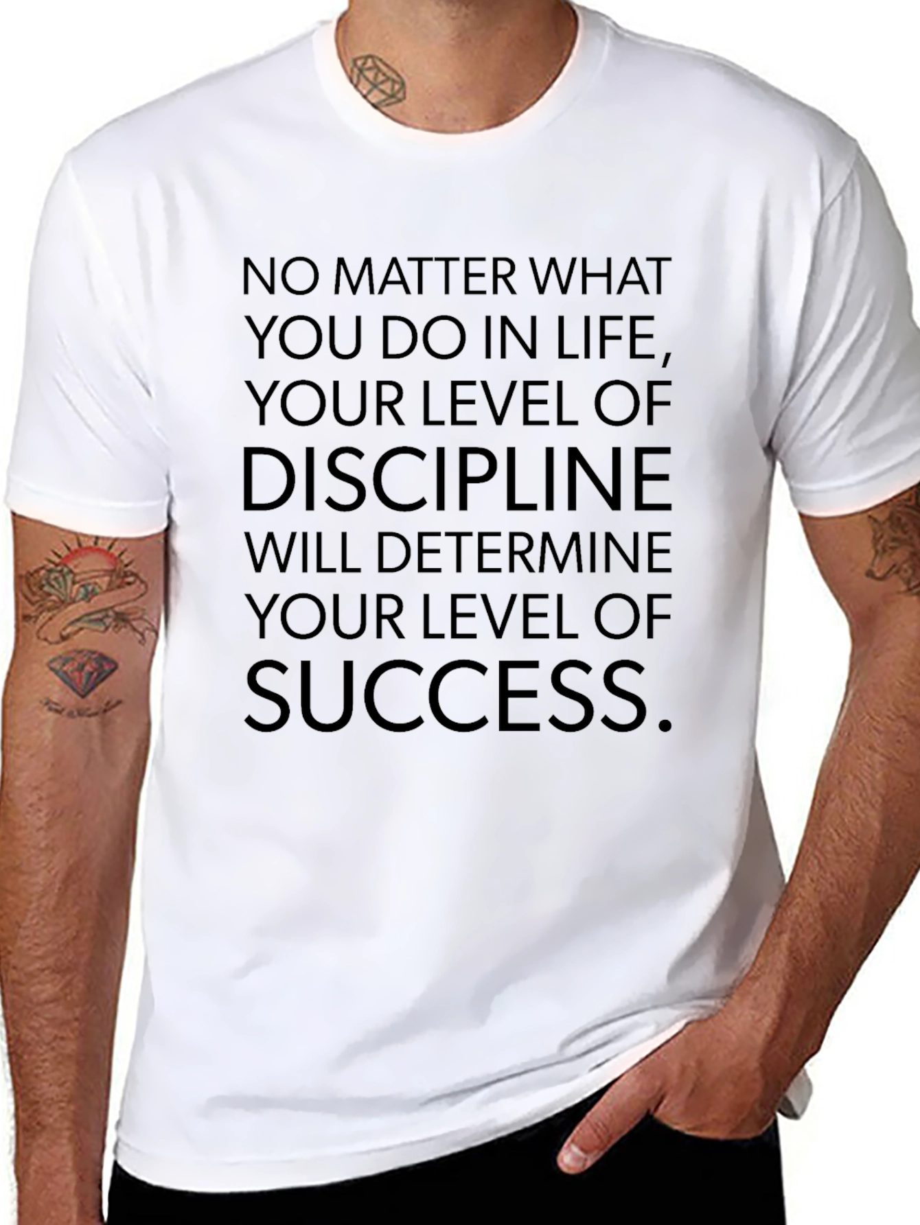 Motivational Discipline T-Shirt: Level of Success