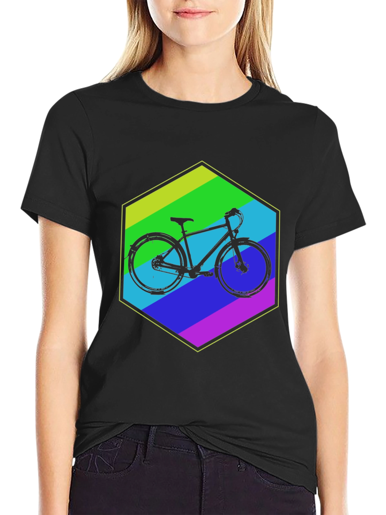 Bike Graphic Tee - Mens Black T-Shirt