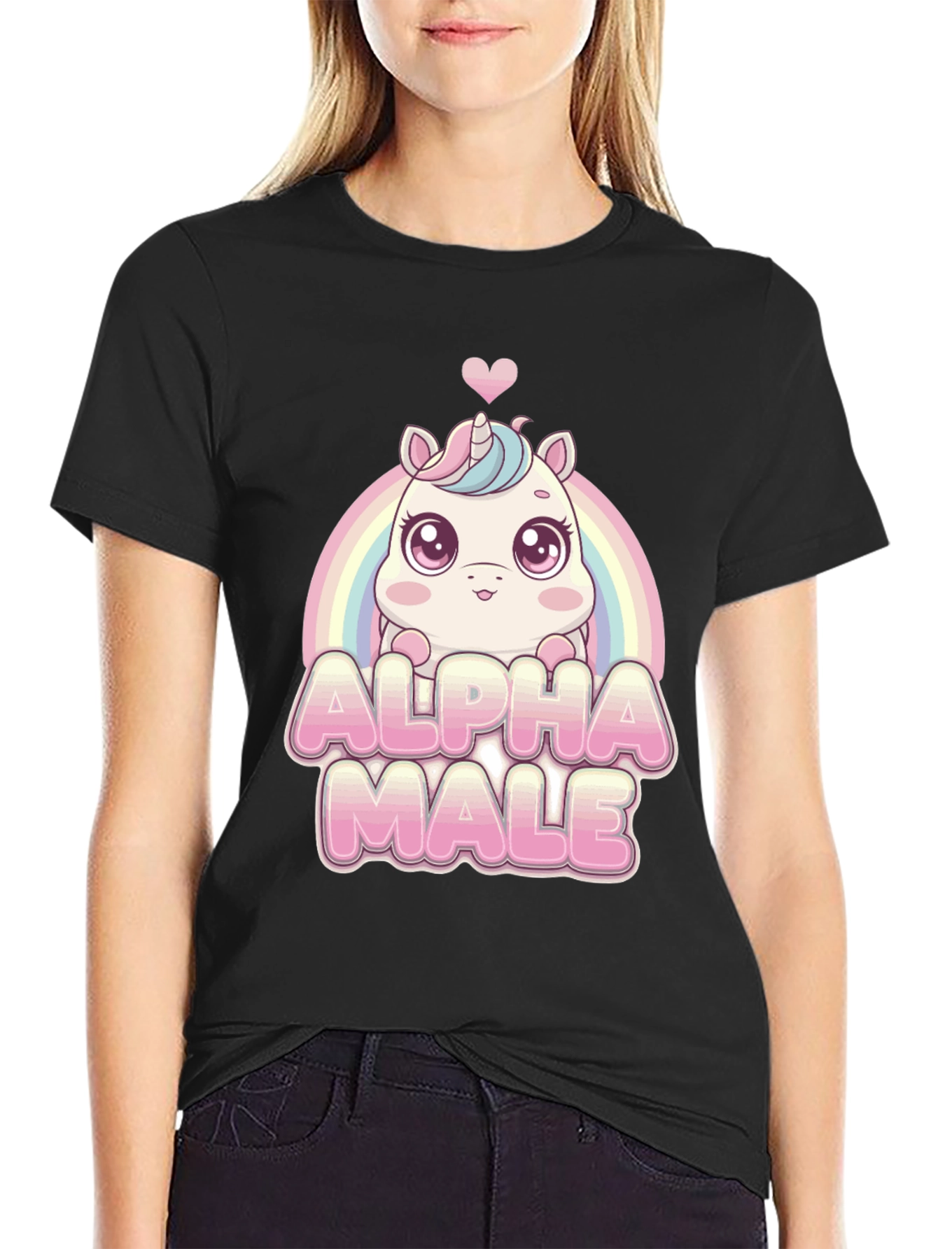 Alpha Male Unicorn Graphic T-Shirt