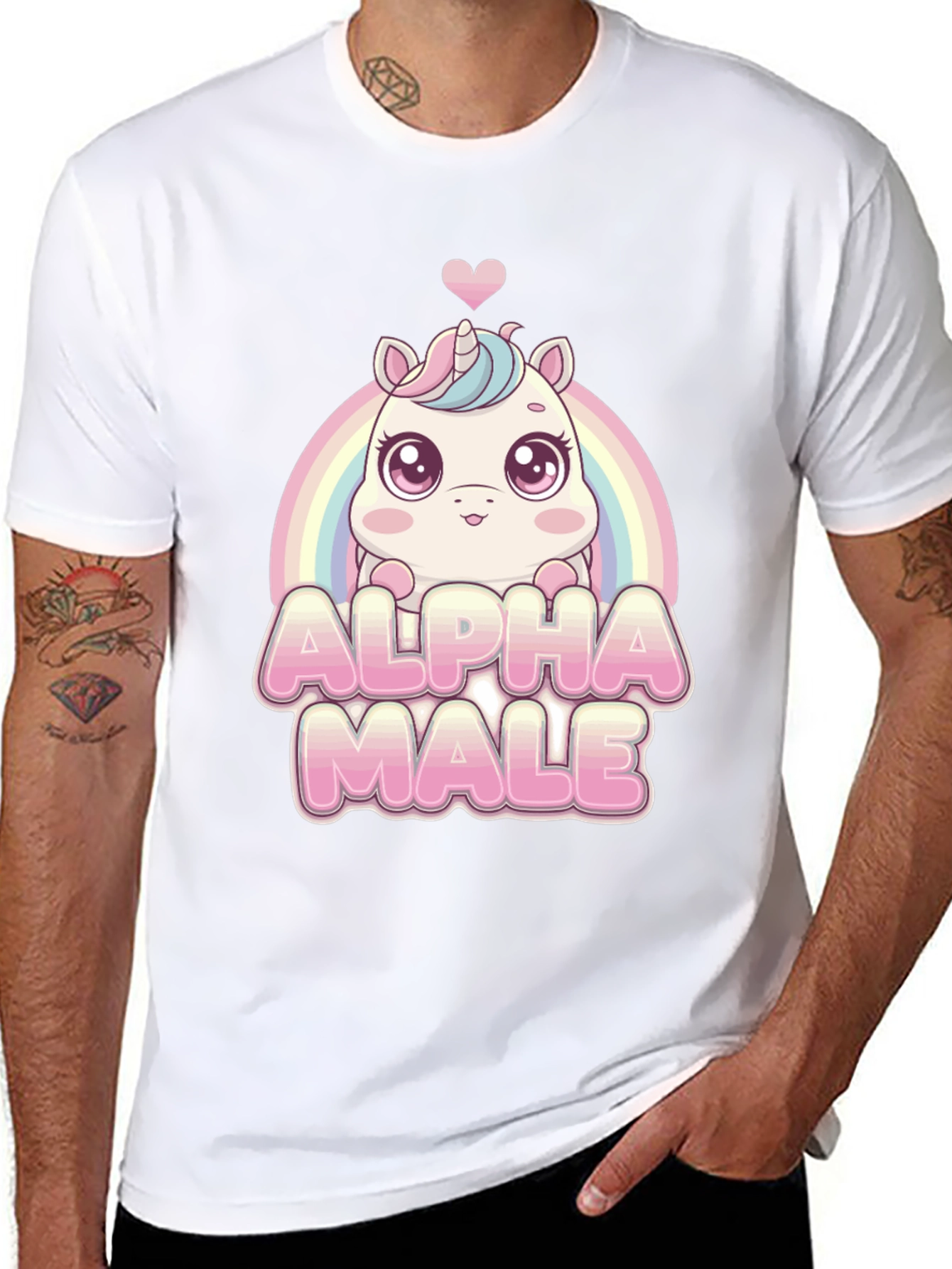 Alpha Male Unicorn Graphic T-Shirt