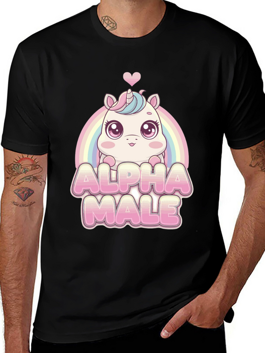 Alpha Male Unicorn Graphic T-Shirt