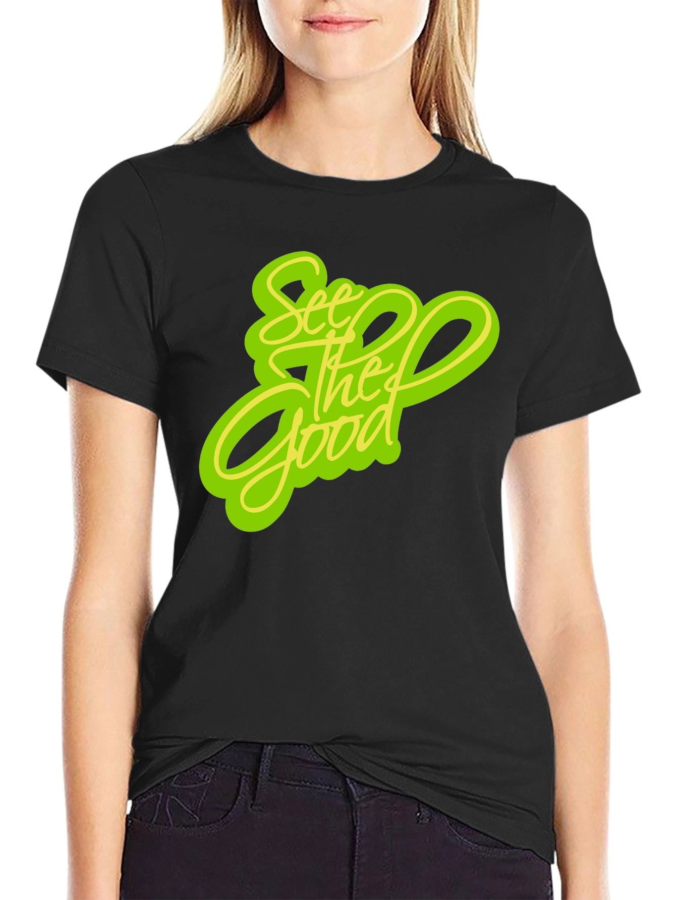 See the Good Graphic Black Tee