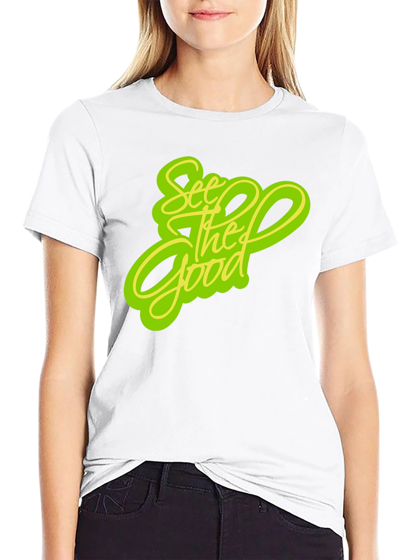 See the Good Graphic Black Tee