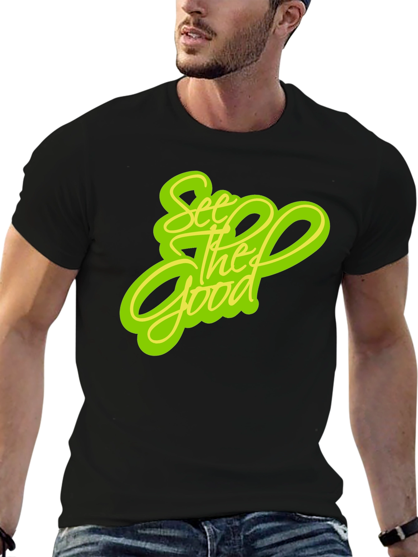 See the Good Graphic Black Tee