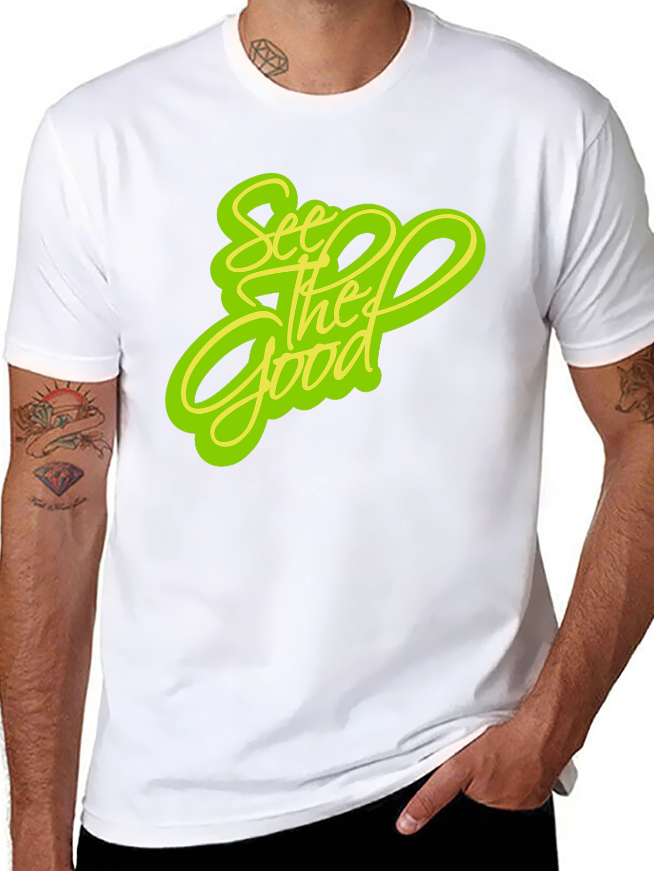 See the Good Graphic Black Tee