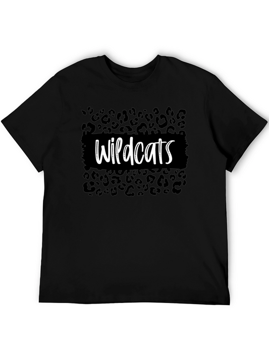 Wildcats Leopard Print Graphic Tee