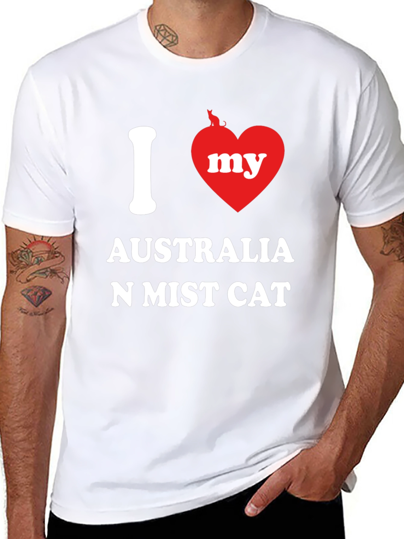 I Love My Australian Mist Cat T-Shirt