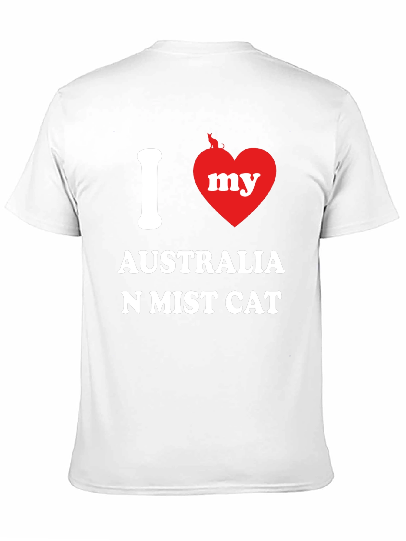 I Love My Australian Mist Cat T-Shirt