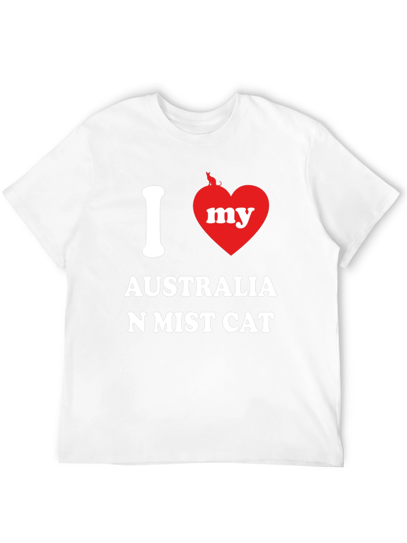 I Love My Australian Mist Cat T-Shirt