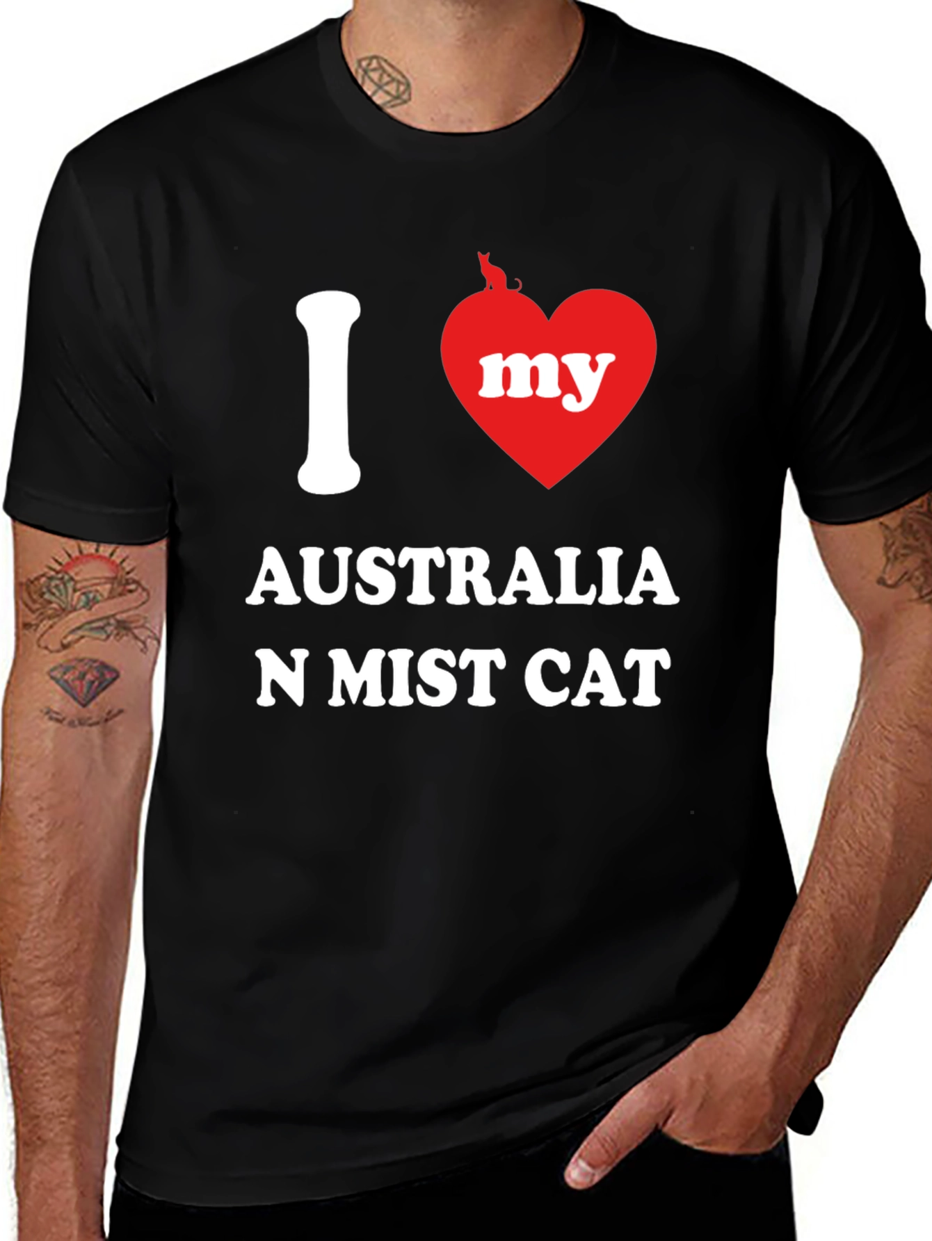 I Love My Australian Mist Cat T-Shirt