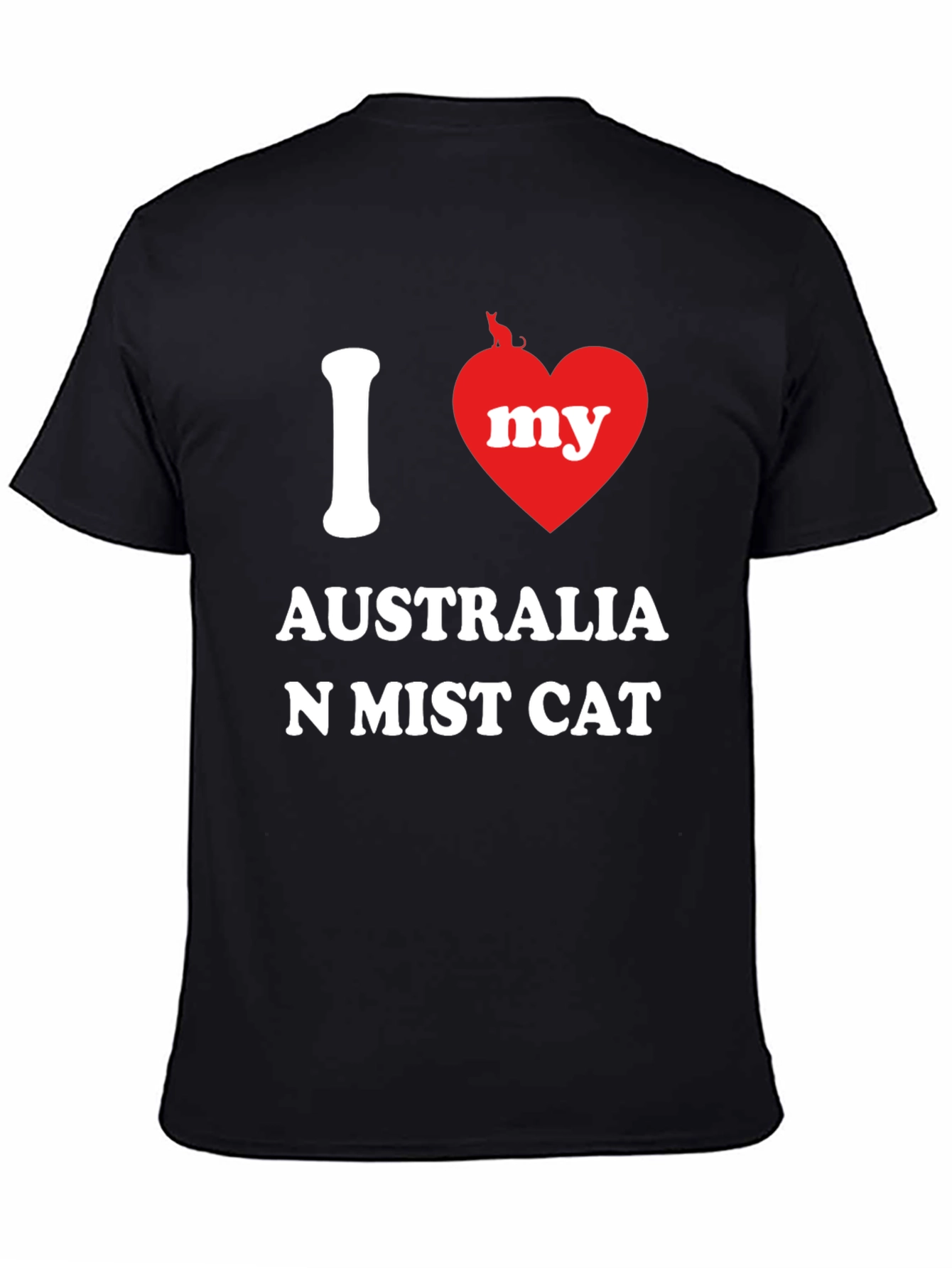 I Love My Australian Mist Cat T-Shirt