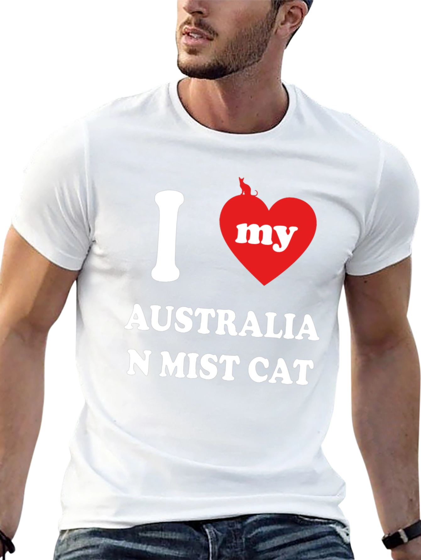 I Love My Australian Mist Cat T-Shirt
