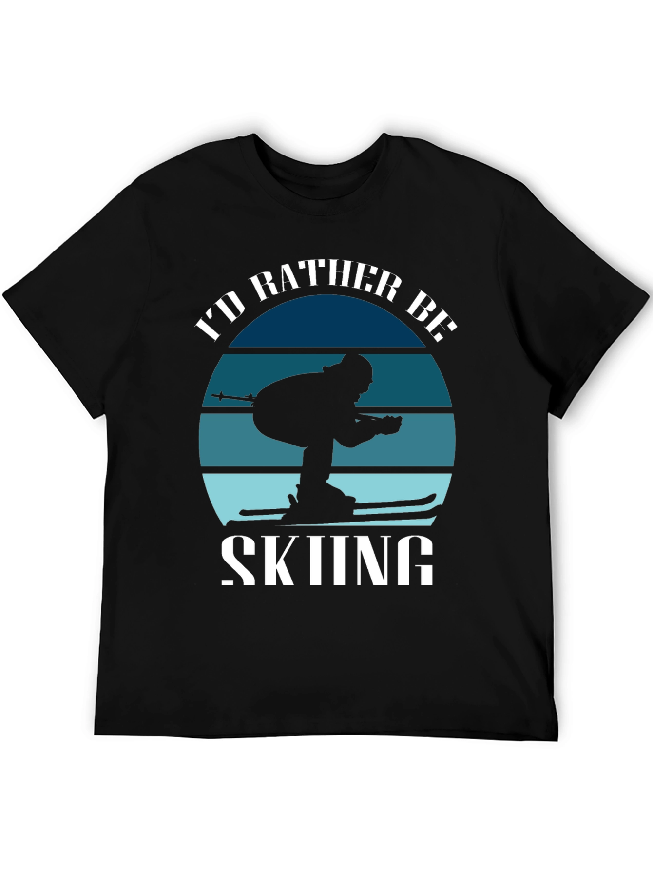 Id Rather Be Skiing T-Shirt
