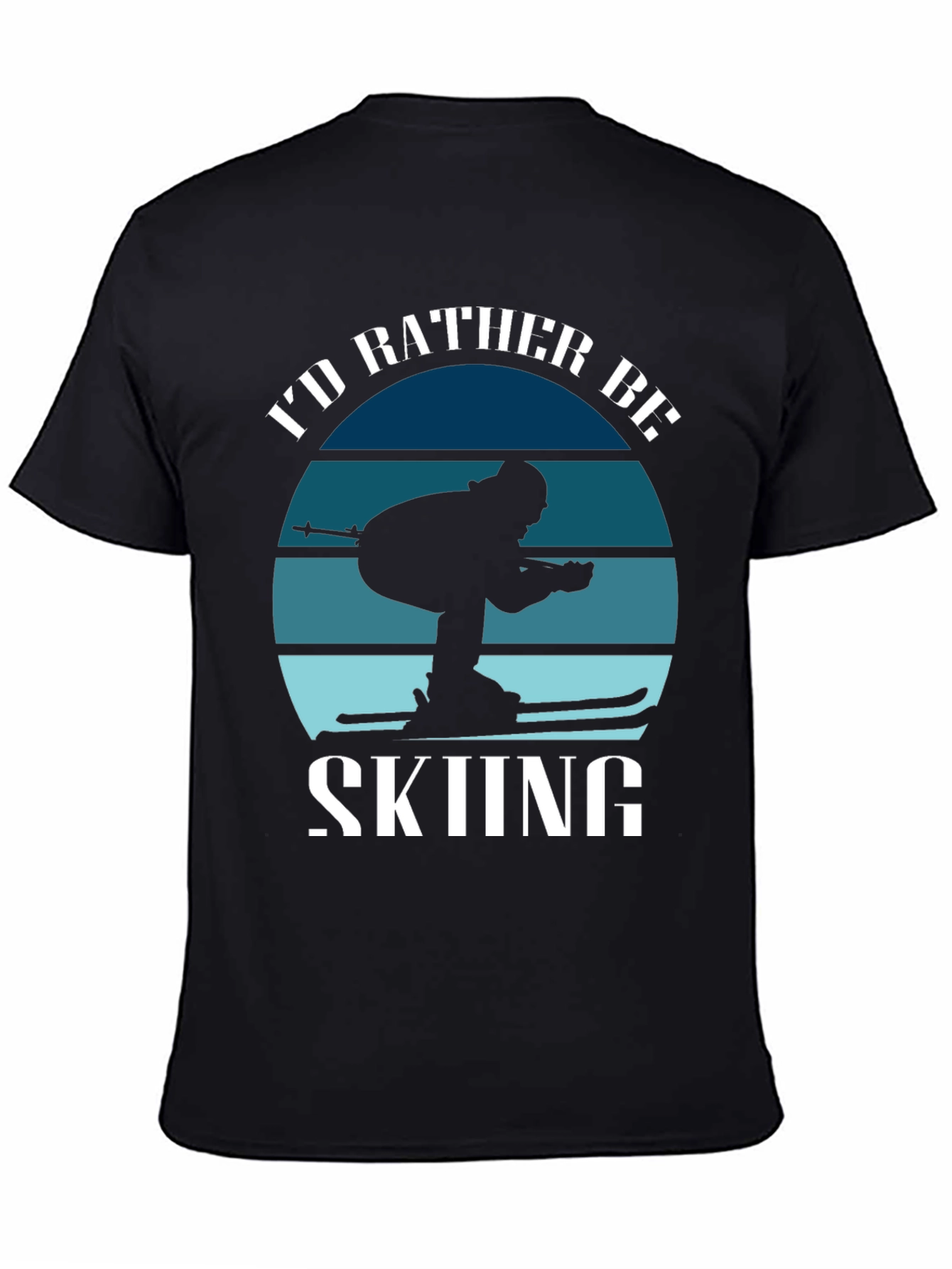 Id Rather Be Skiing T-Shirt