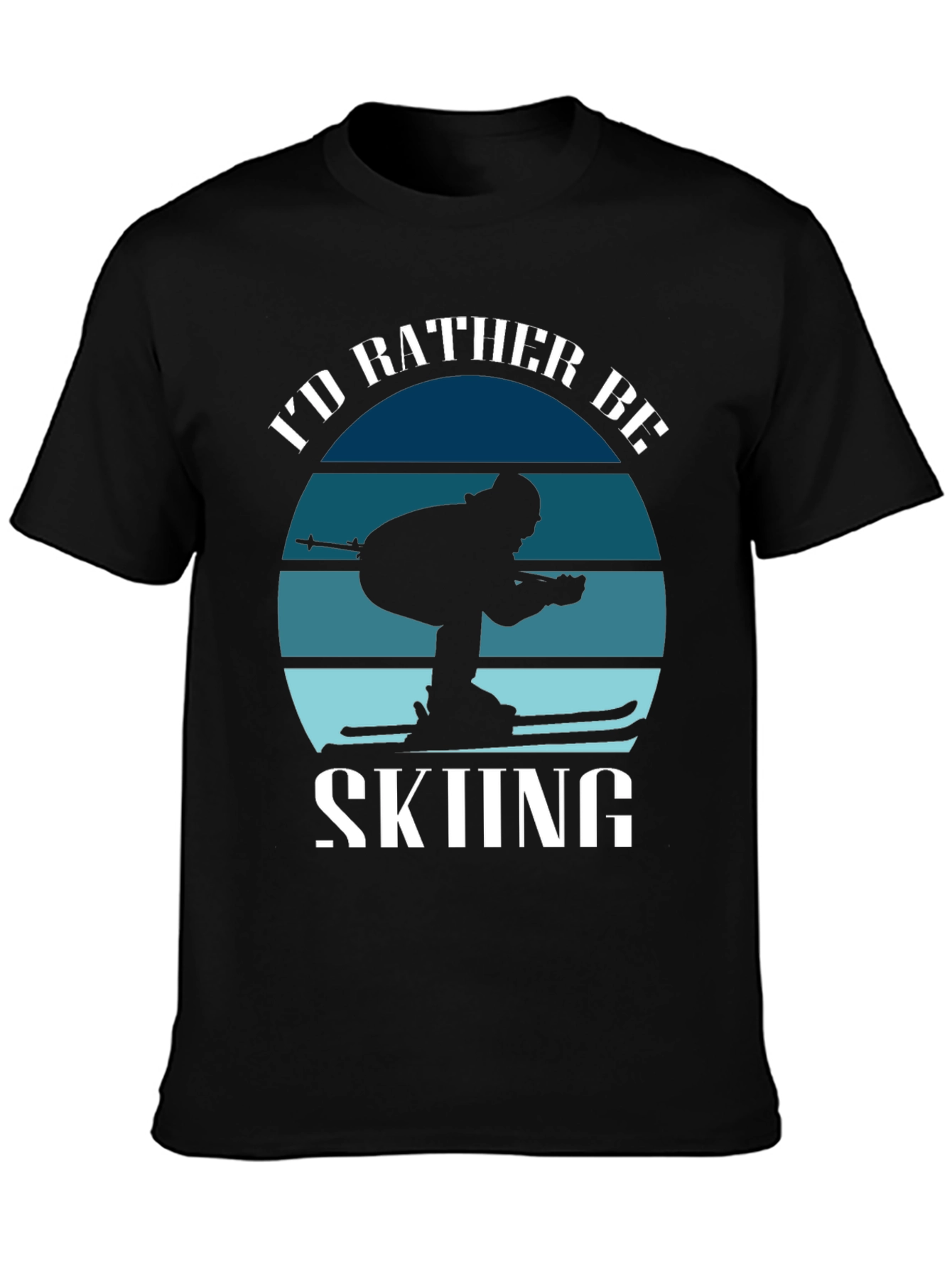 Id Rather Be Skiing T-Shirt