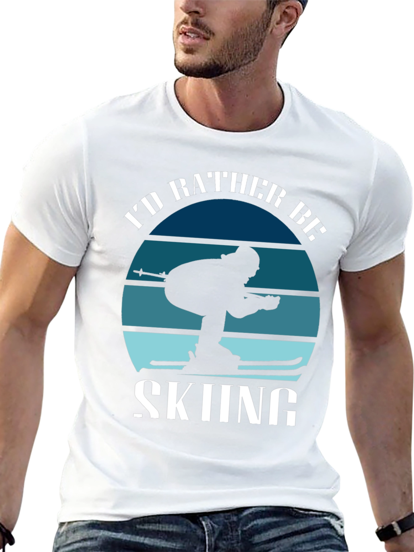 Id Rather Be Skiing T-Shirt