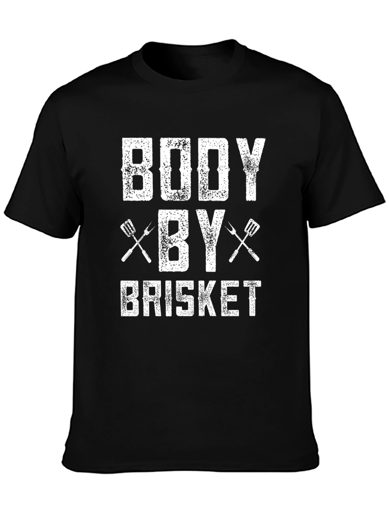 Body by Brisket Black Graphic Tee