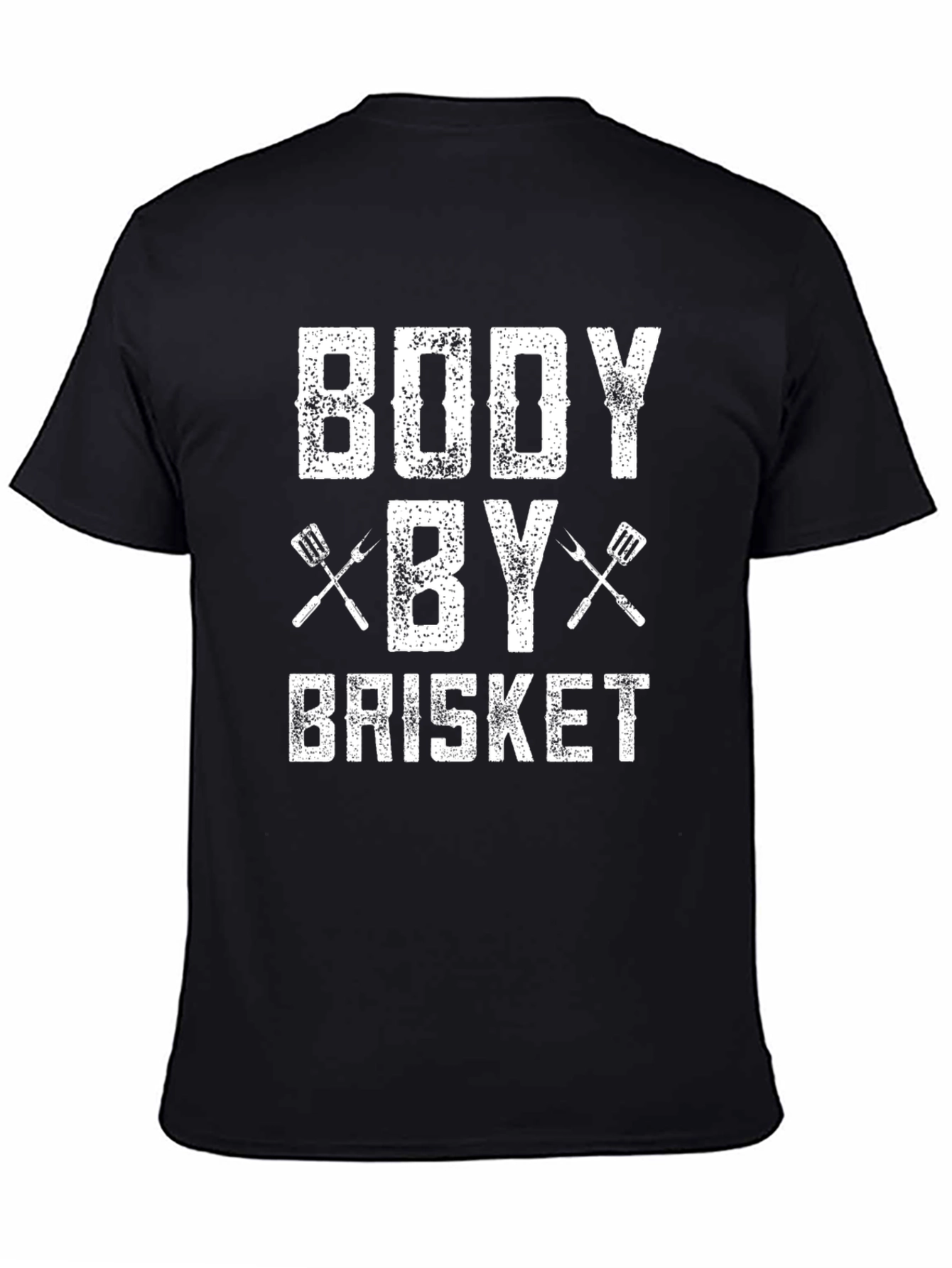 Body by Brisket Black Graphic Tee
