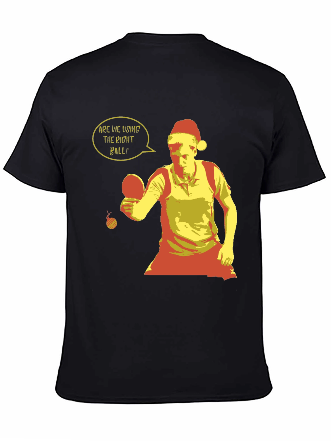 Festive Ping Pong T-Shirt - Holiday Table Tennis Apparel