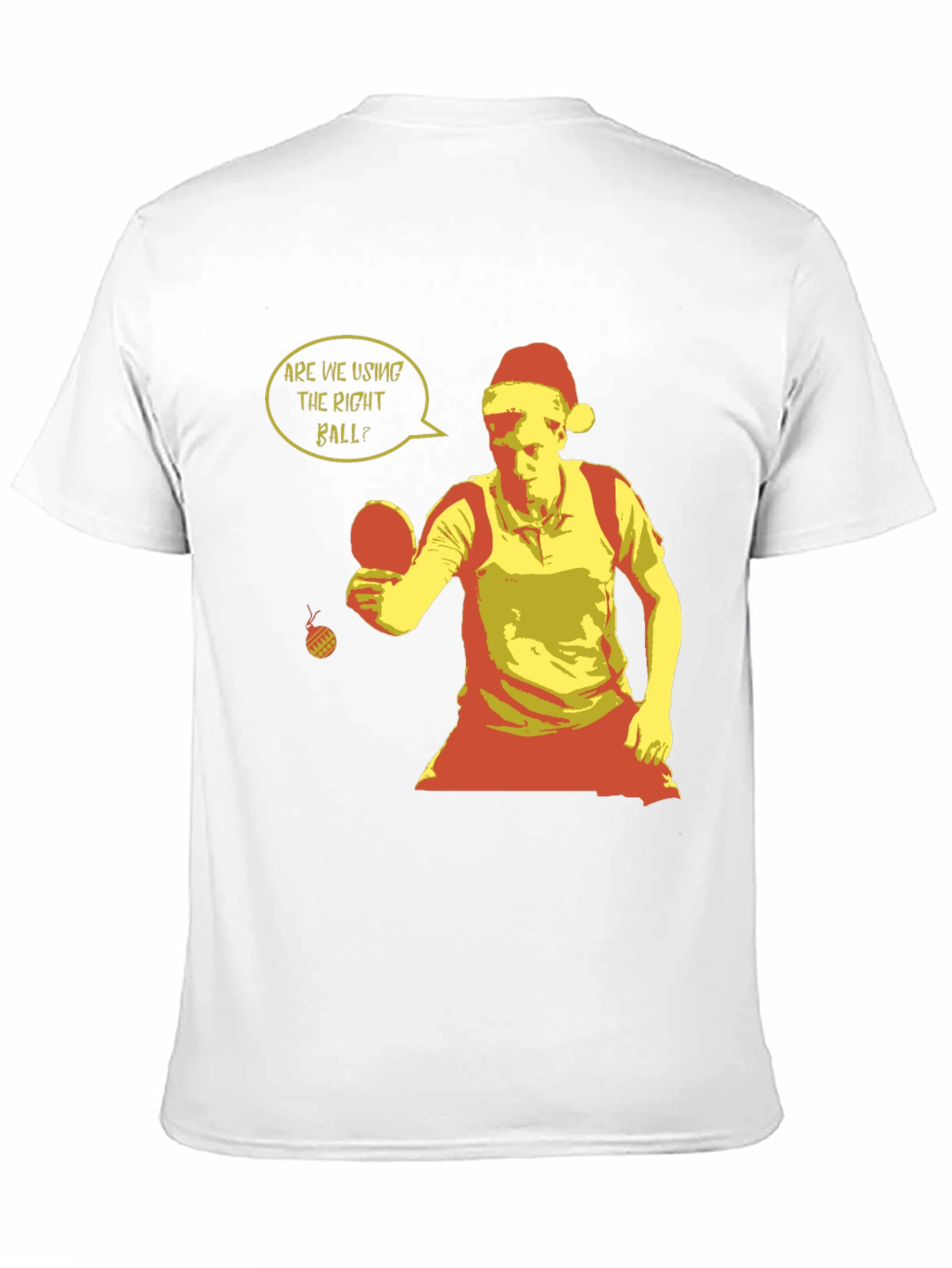 Festive Ping Pong T-Shirt - Holiday Table Tennis Apparel