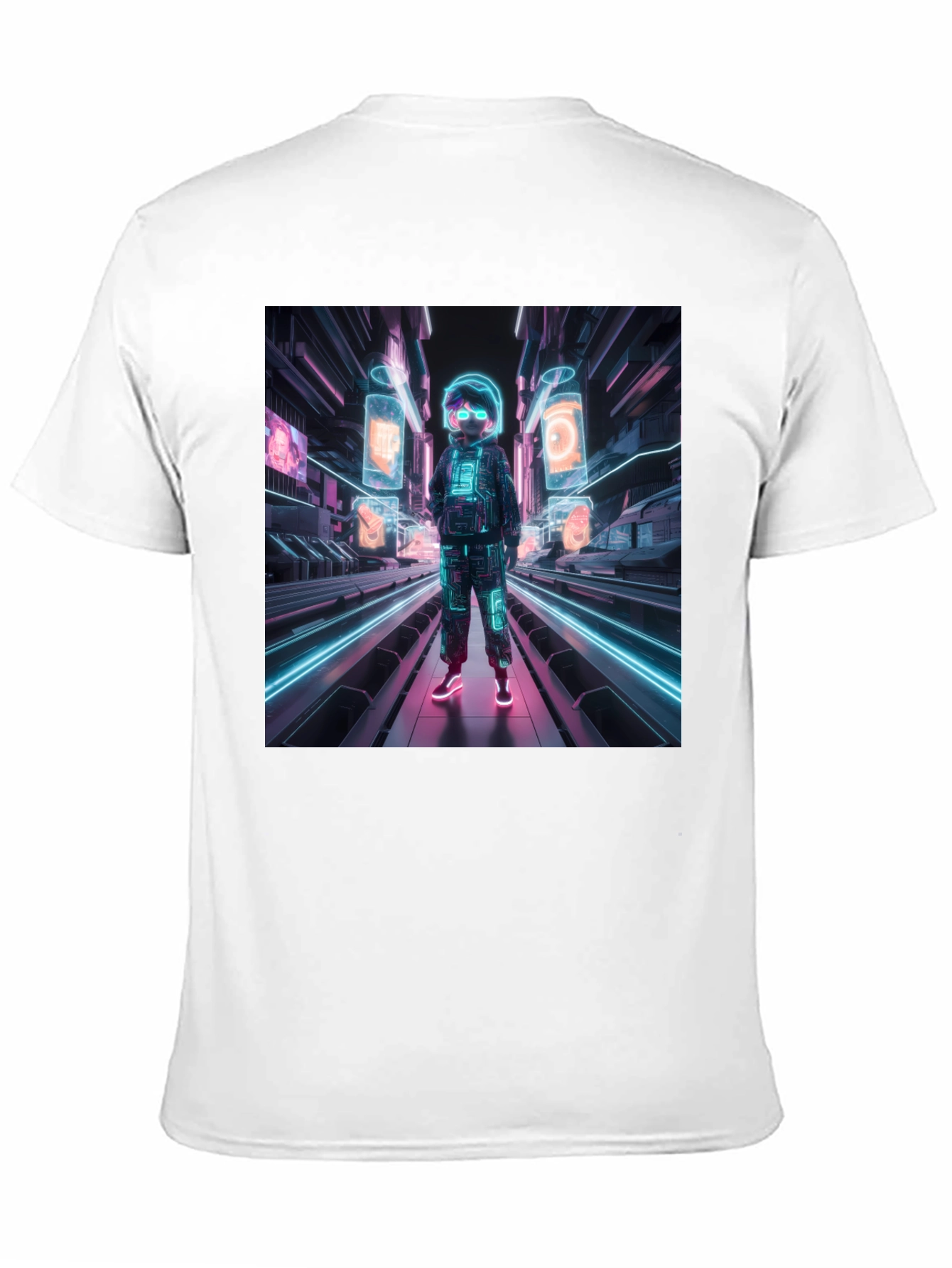 Cyberpunk Neon Kids T-Shirt