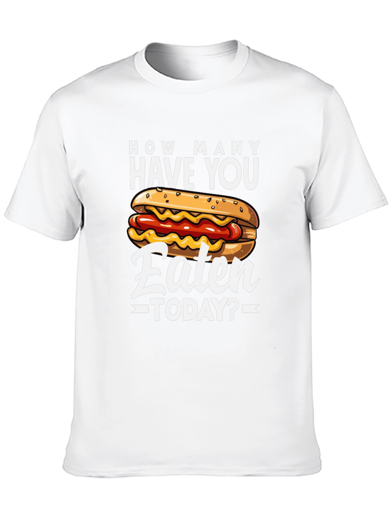 Hot Dog Graphic T-Shirt - Funny Foodie Tee