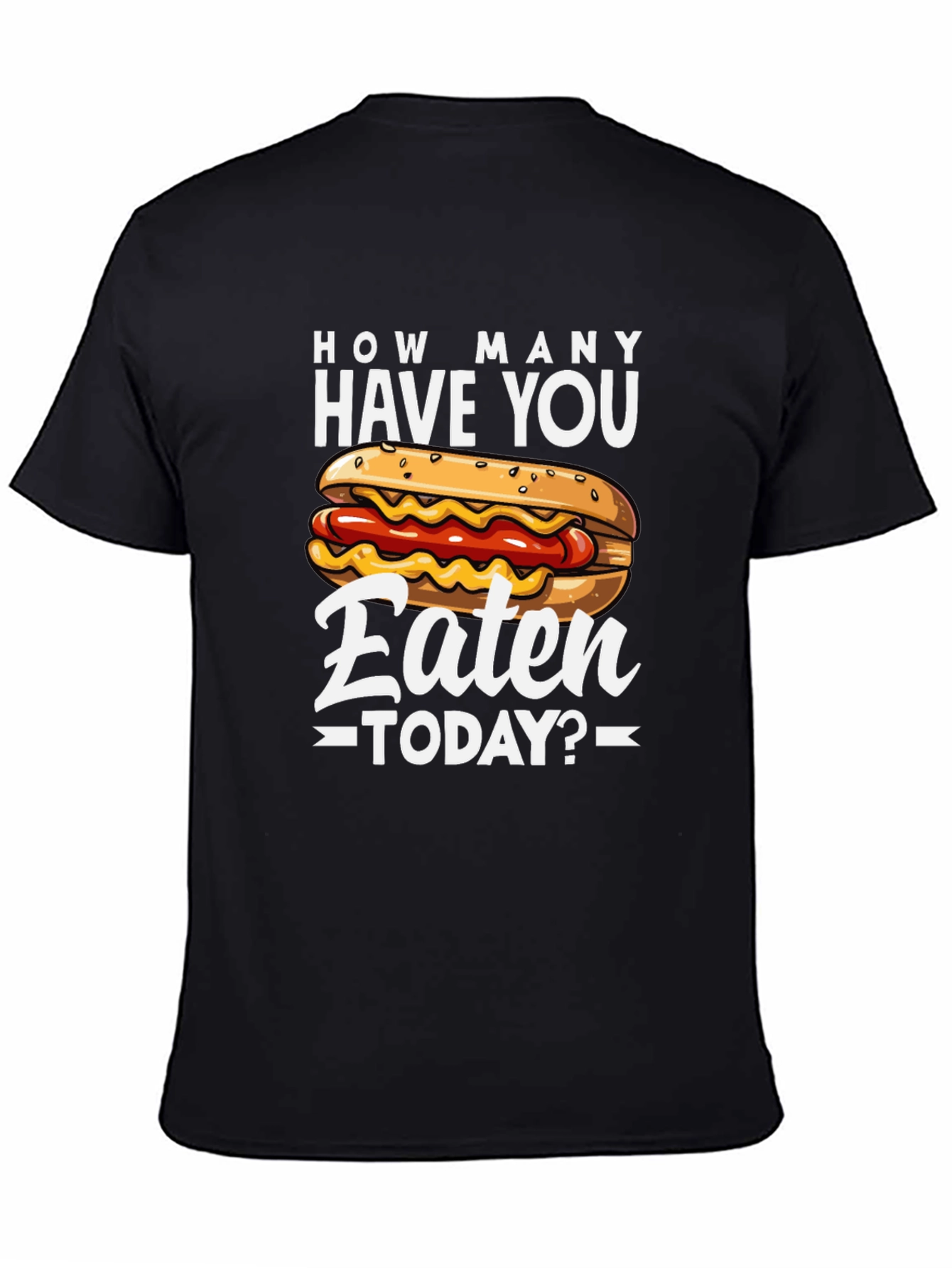Hot Dog Graphic T-Shirt - Funny Foodie Tee