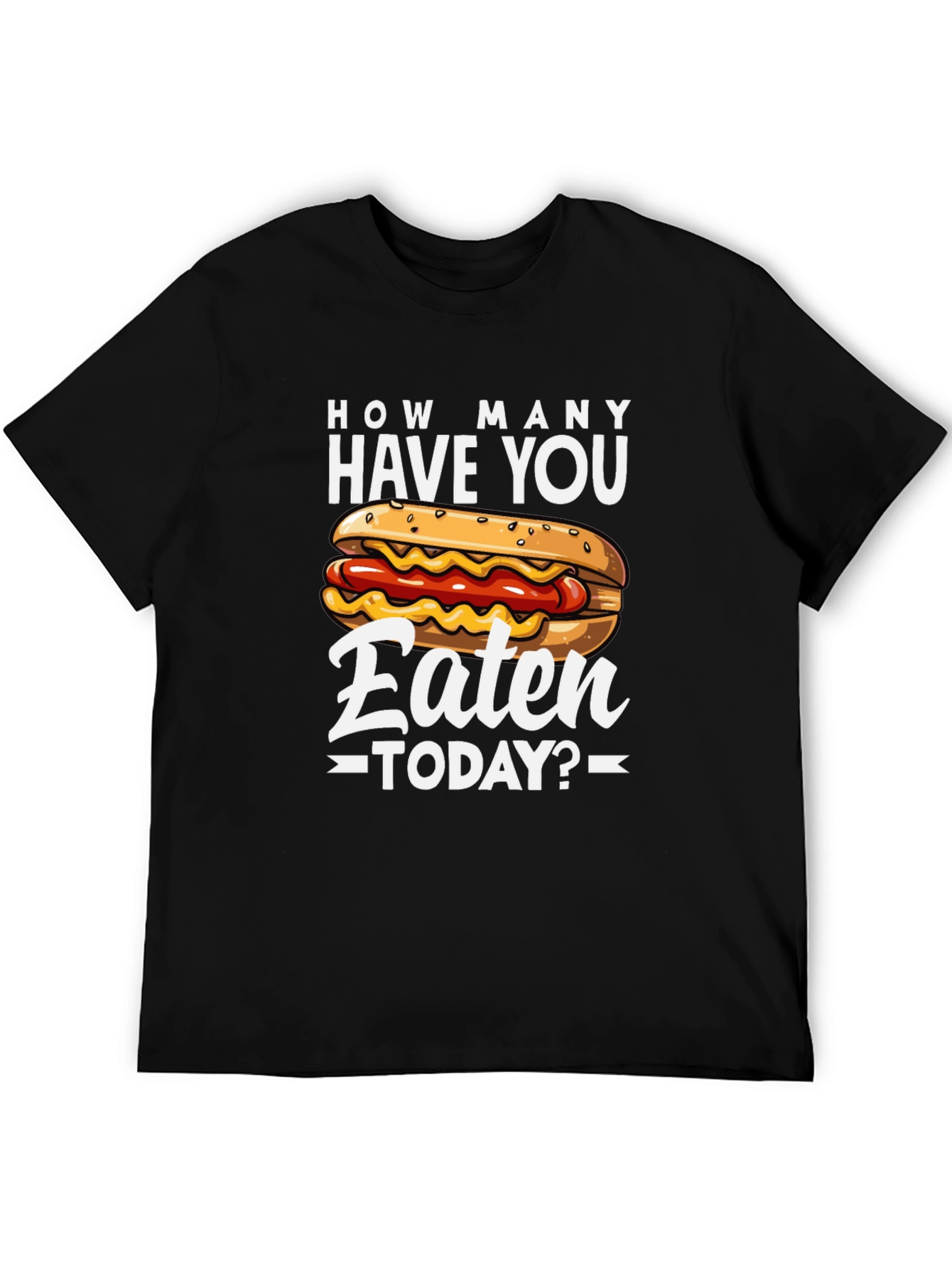 Hot Dog Graphic T-Shirt - Funny Foodie Tee