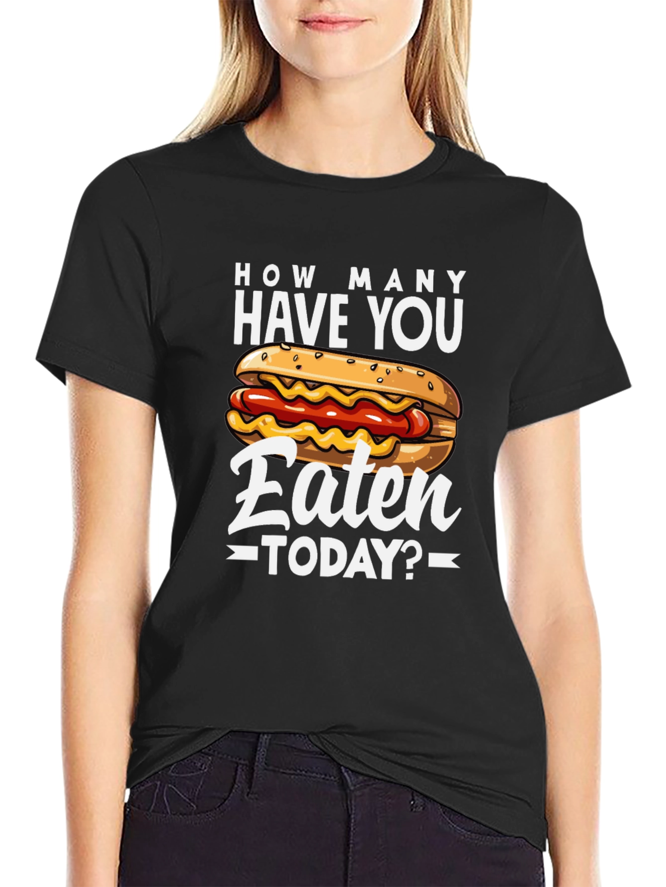 Hot Dog Graphic T-Shirt - Funny Foodie Tee