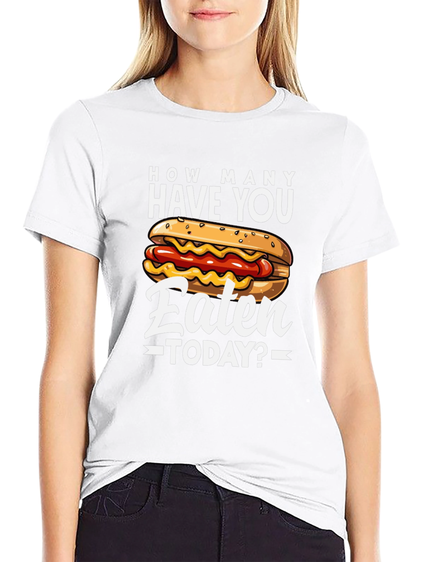 Hot Dog Graphic T-Shirt - Funny Foodie Tee