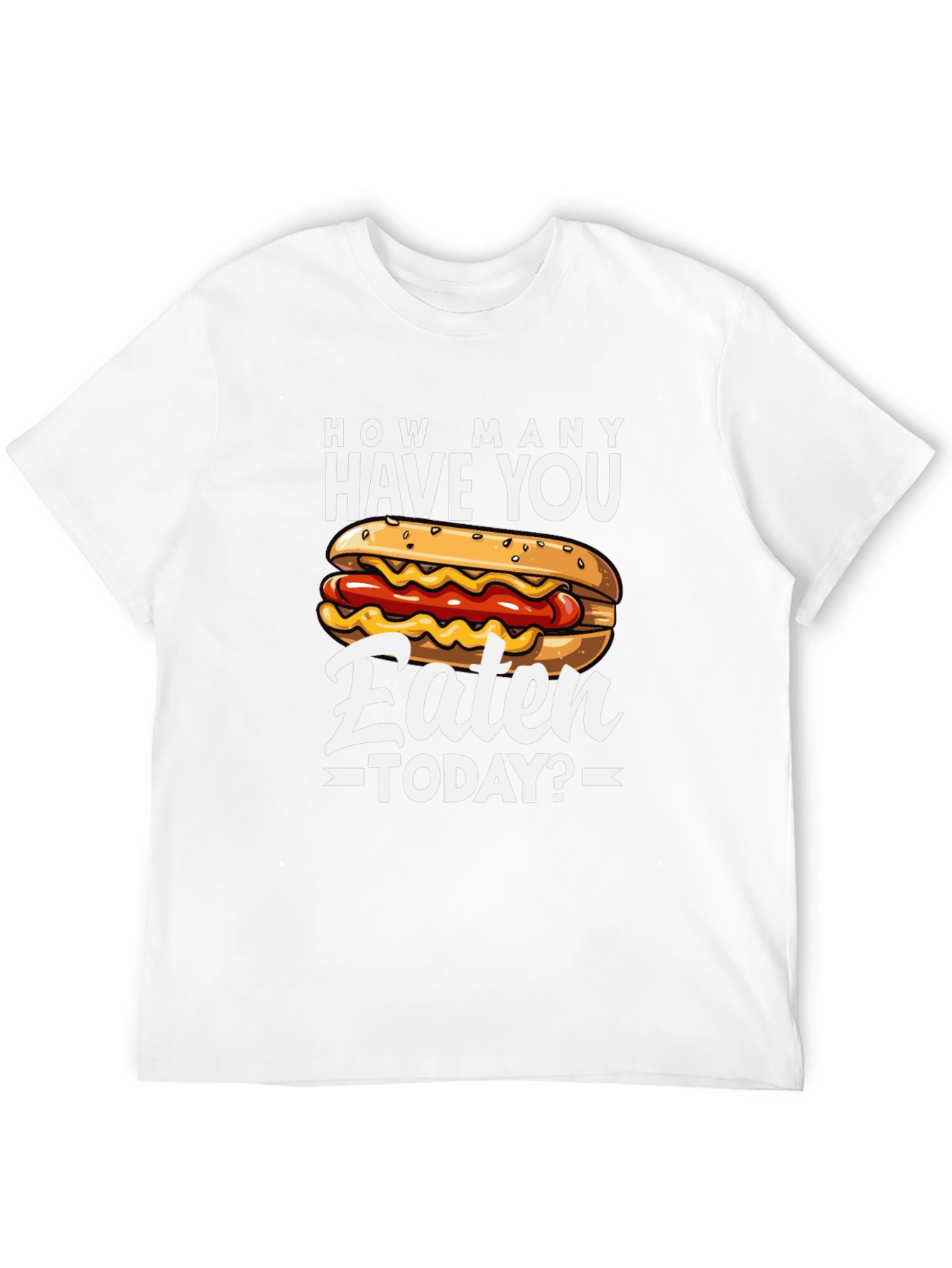 Hot Dog Graphic T-Shirt - Funny Foodie Tee