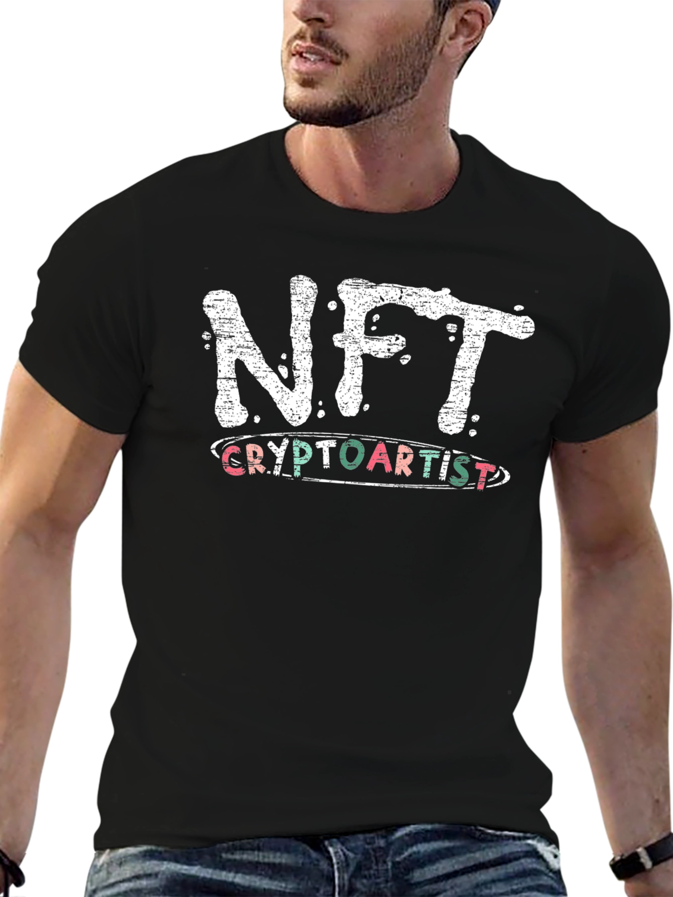 NFT Crypto Artist Black T-Shirt