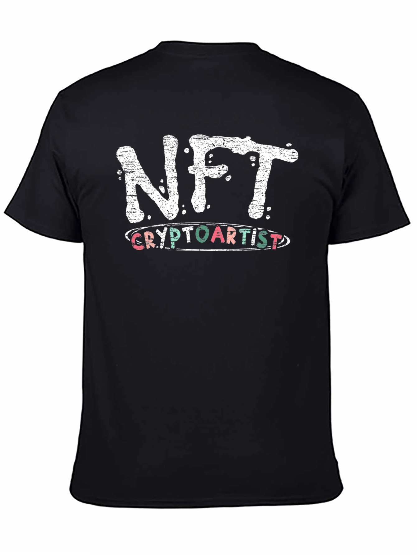 NFT Crypto Artist Black T-Shirt