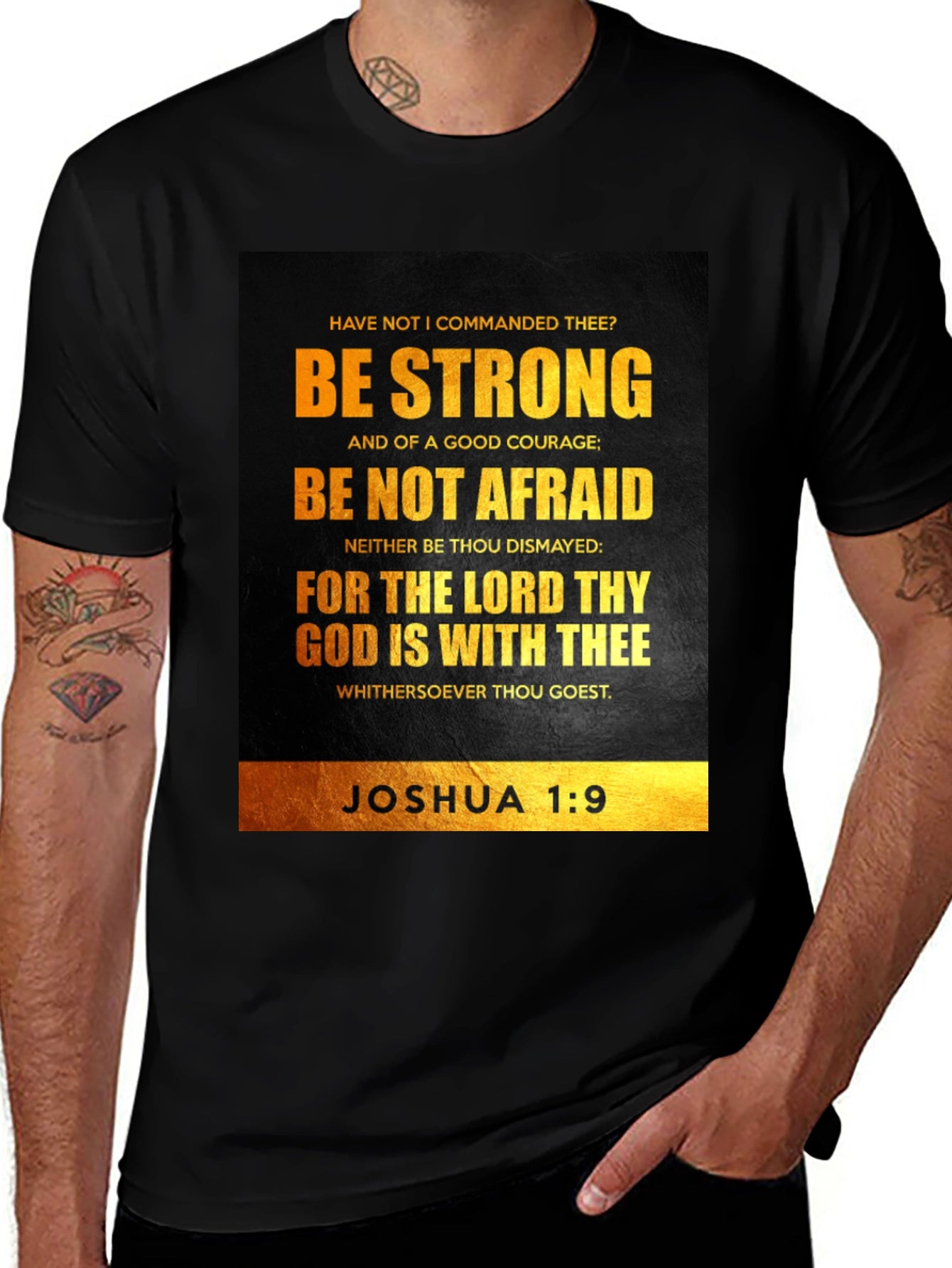Be Strong Joshua 1:9 T-Shirt