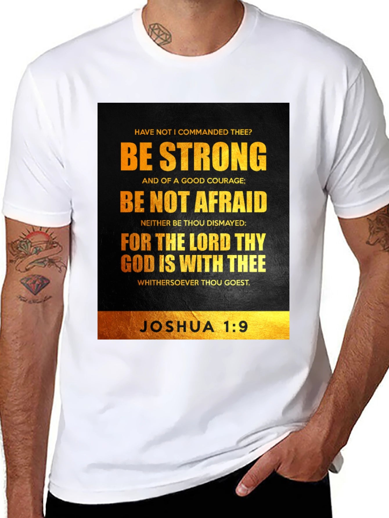 Be Strong Joshua 1:9 T-Shirt