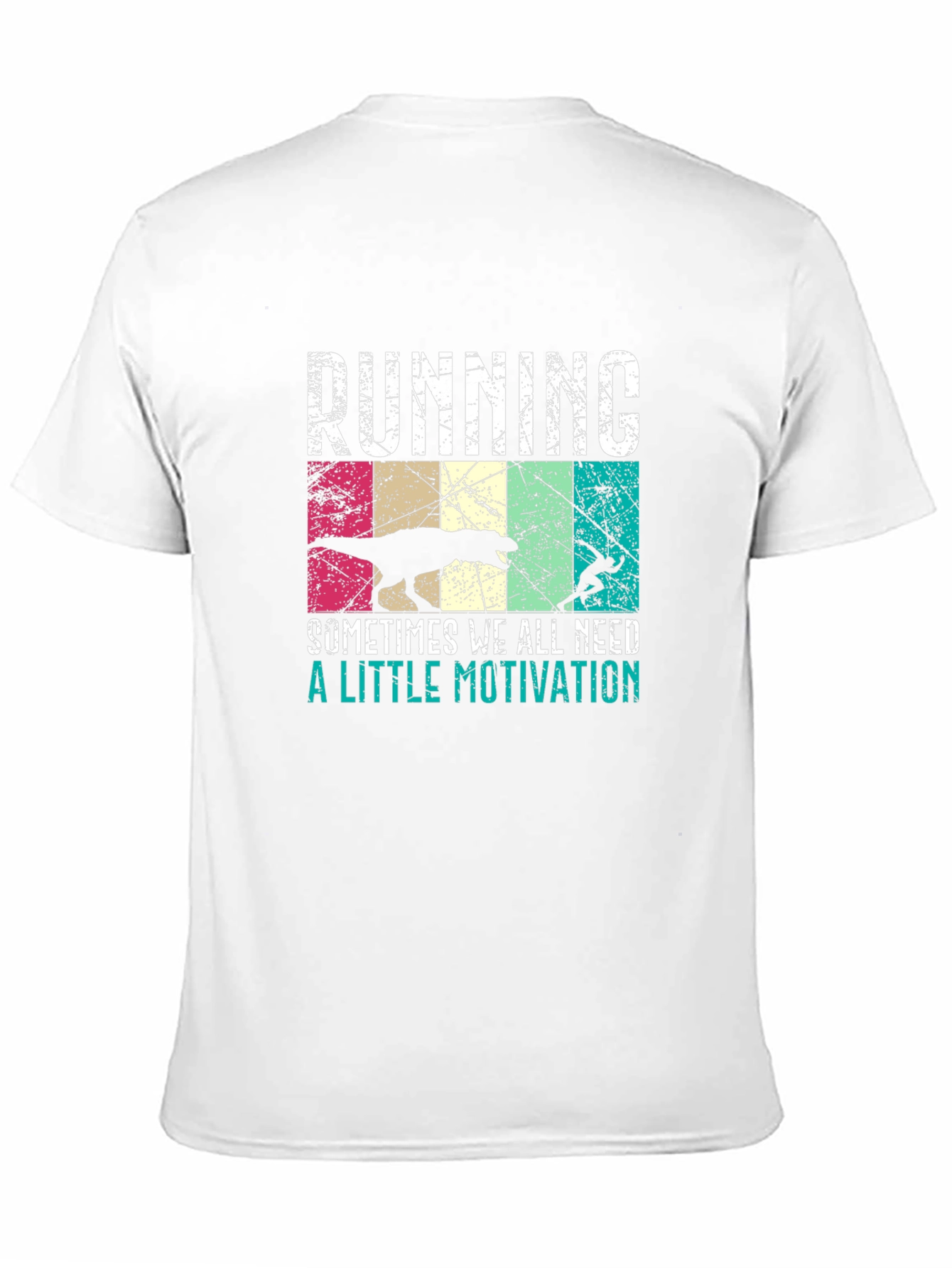 Running Dinosaur Motivation T-Shirt
